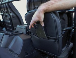 Yamaha Wolverine RMAX Seat Back Organizer - Behind the Seat - PRP Seats - Behind the Seat Bag - Black - `20-`22